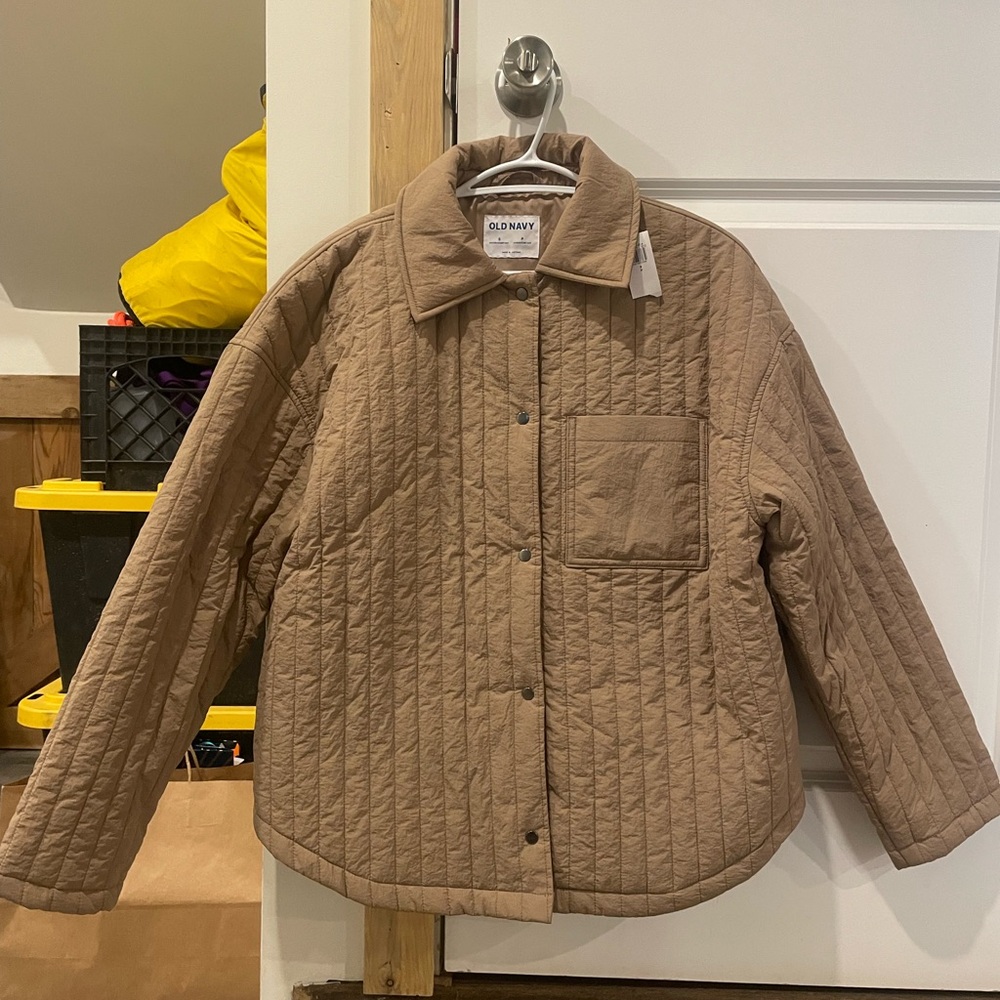 Old Navy Quilted Oversized Water-Resistant Jacket